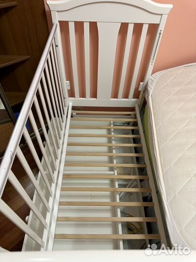 Кроватка Gandylyan Гандылян,матрас,балдахин