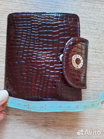 Кошелек и визитница Petek из лаковой кожи