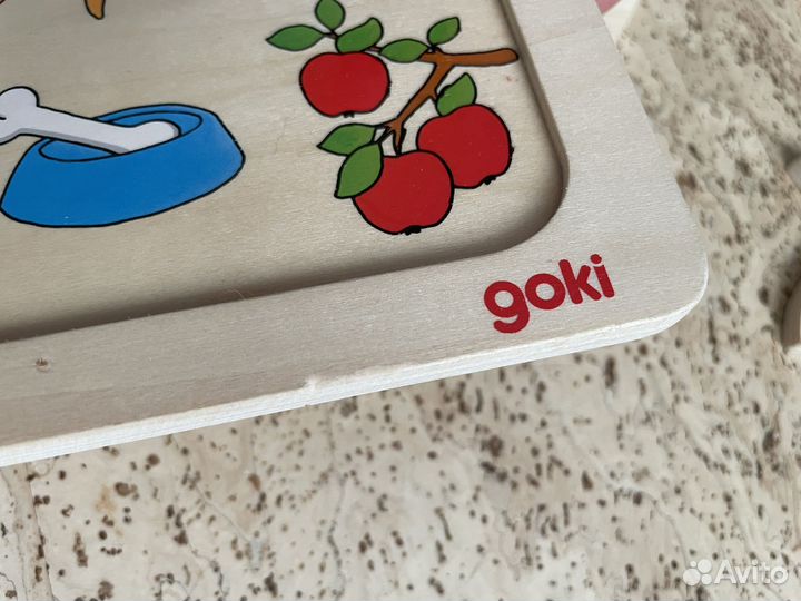 Пазл Goki ассоциации животные
