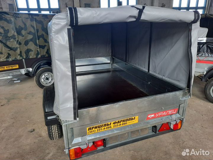 Курганский прицеп 821303 Уралец высокий тент
