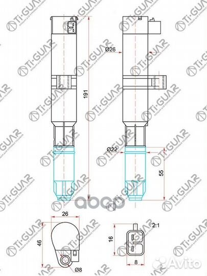 Катушка зажигания TG-22448-00Q0B* tiguar nissa