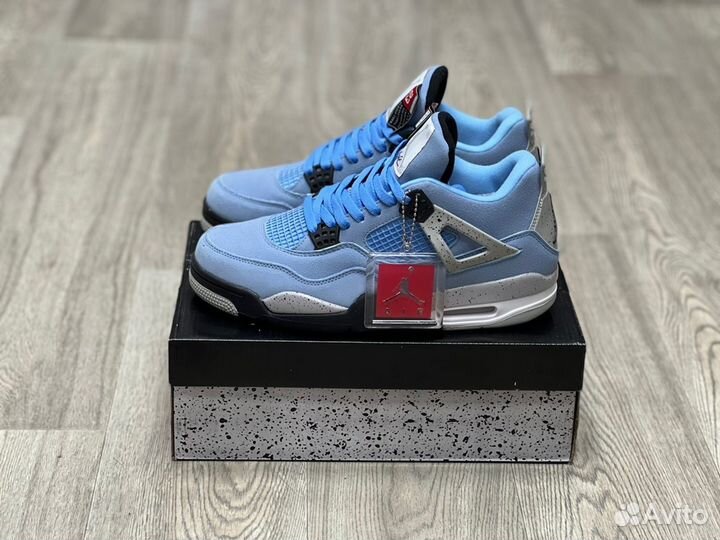 Кроссовки Air Jordan 4 University Blue (36-45)