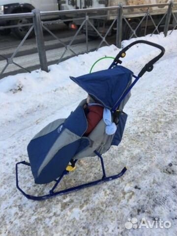 Коляска санки