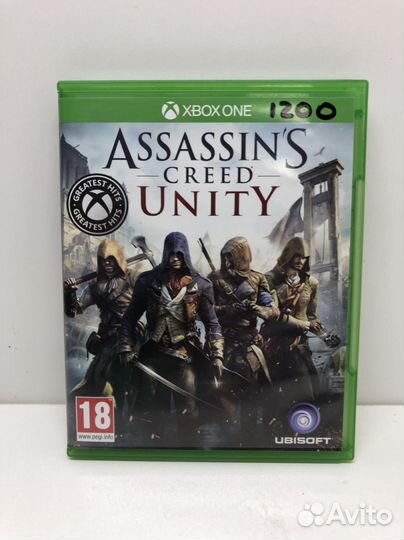 Диск Assassins Creed unity Единство на Xbox One