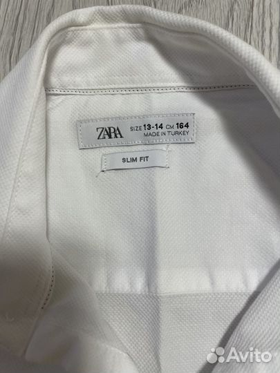 Рубашка zara детская 164 см