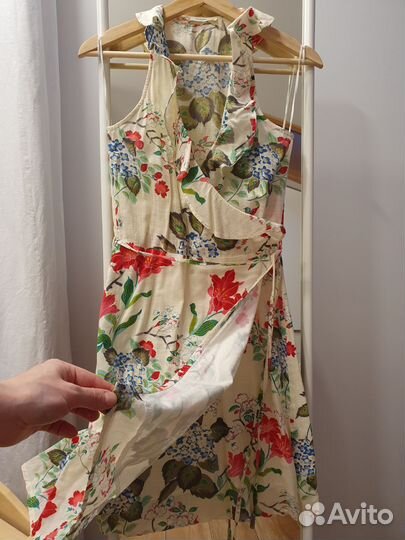 Платье сарафан на запах Mango