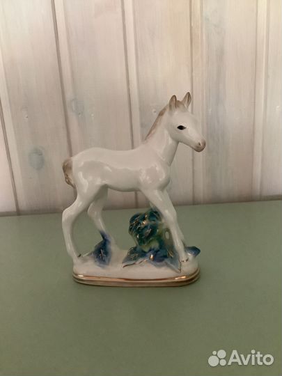 Белый жеребенок,Гжель