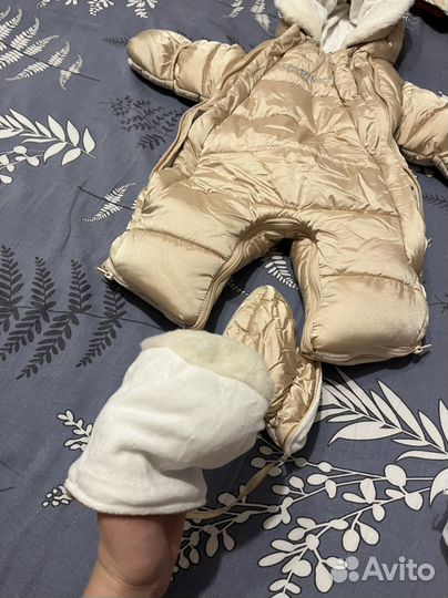 Комбинезон трансформер зимний 68 для новорожденных