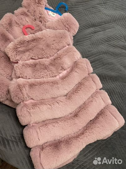 Жилетки меховые для девочки