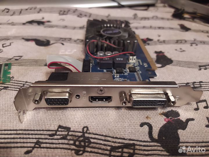 Видеокарта Asus 210 1GD3 L GF210 1024M DDR3
