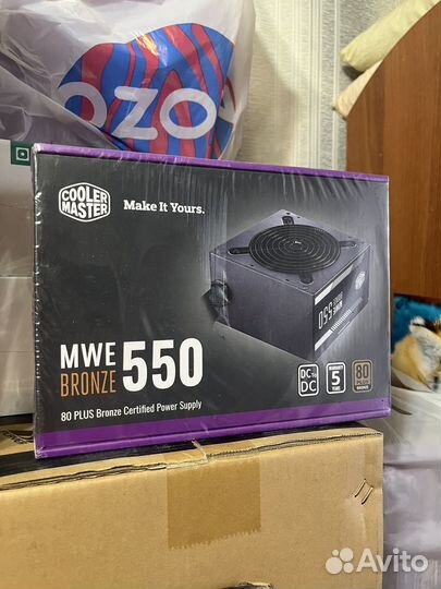 Новый блок питания Cooler Master MWE 550 Bronze
