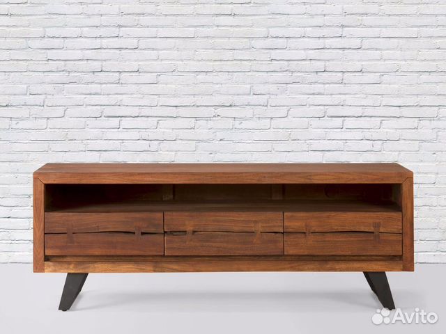 Тумба под тв из массива на заказ