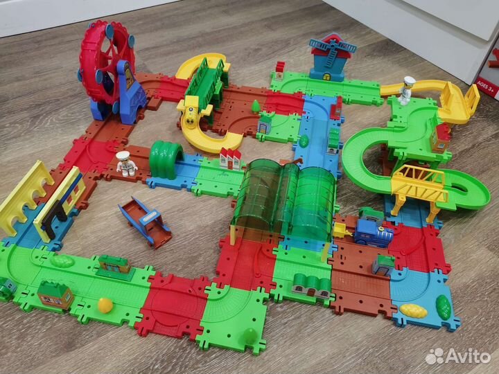 Конструктор железная дорога happy commander