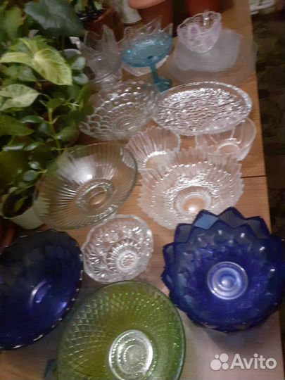 Салатник стекло ссср.селедочницы.и др.посуда