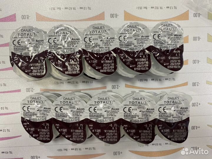 Линзы контактные однодневные Dailies total one