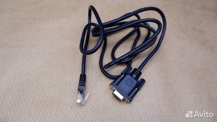 Консольный кабель RJ45 - DB9 RS-232