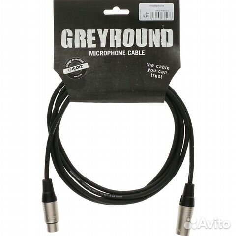Кабель микрофонный Klotz GRG1FM03.0 greyhound