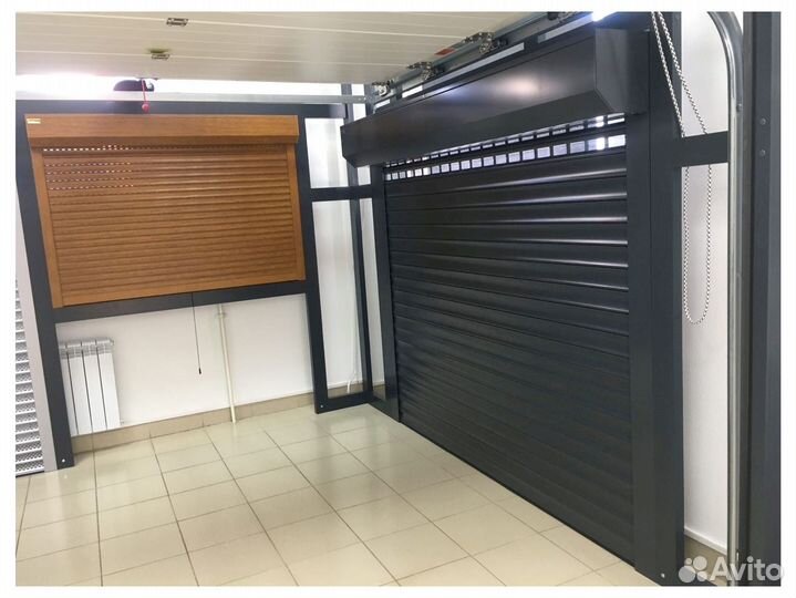 Ворота роллетные Алютех