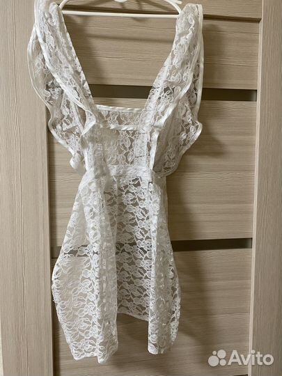 Школьный фартук кружевной