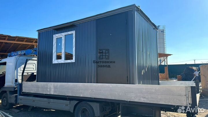 Блок-контейнер с душем и туалетом