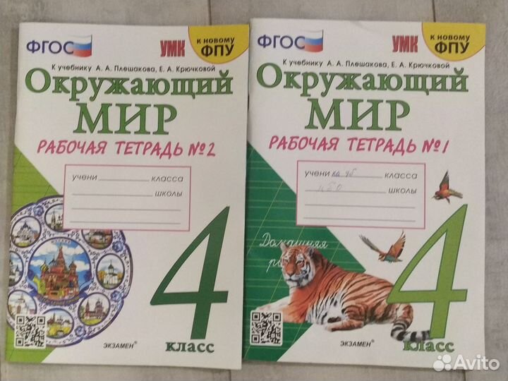 Рабочая тетрадь по окружающему миру 4 класс