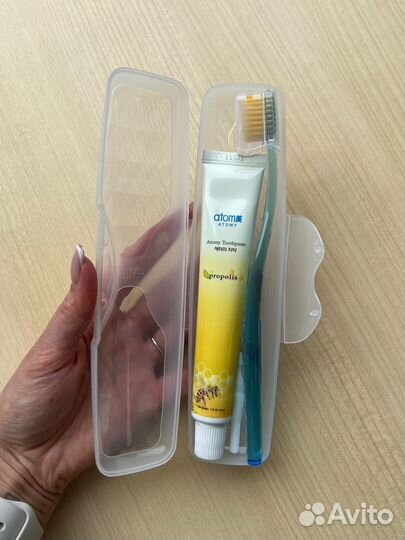 Набор зубная паста и щетка Atomy