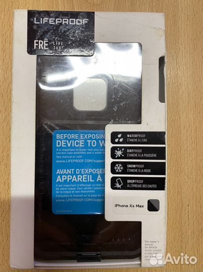 Чехол на iPhone xs max lifeproof