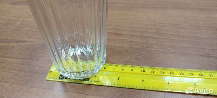Стакан гранёный новый, круглый