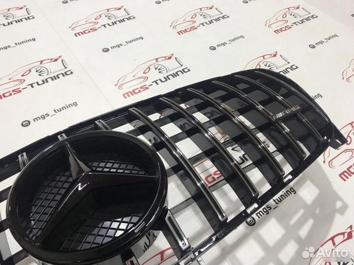 Решетка GLA GT Черная звезда 16-н.в. + AMG