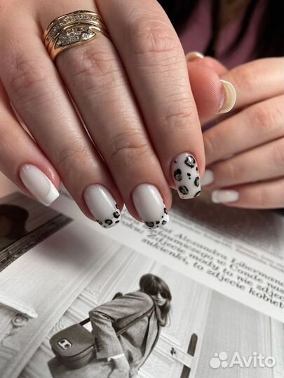 Маникюр+шеллак+дизайн от студии маникюра
