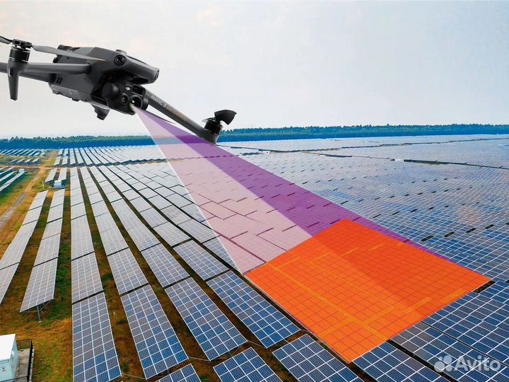 Квадрокоптер dji мавик 3 с тепловизором