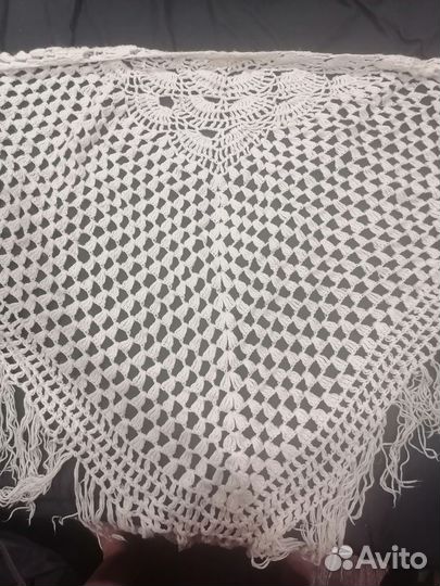 Платок шаль ручной работы