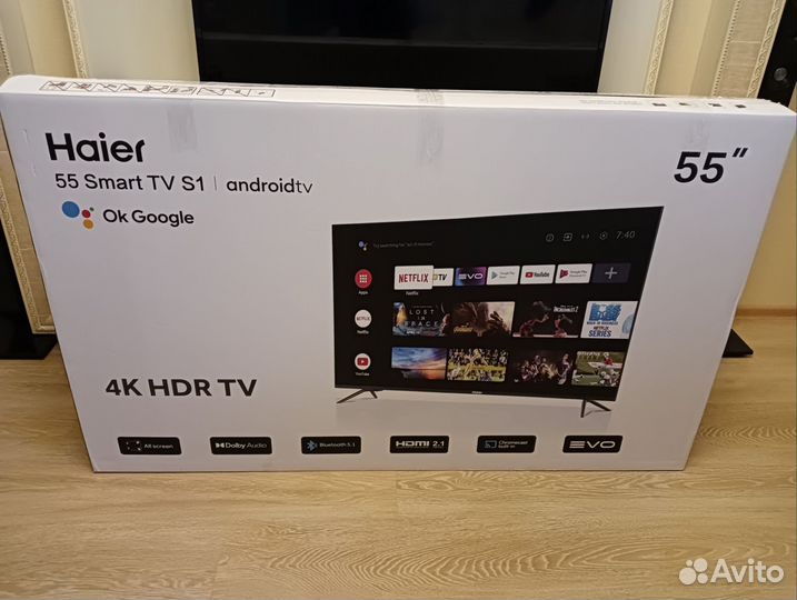 Haier 55 SMART tv s1