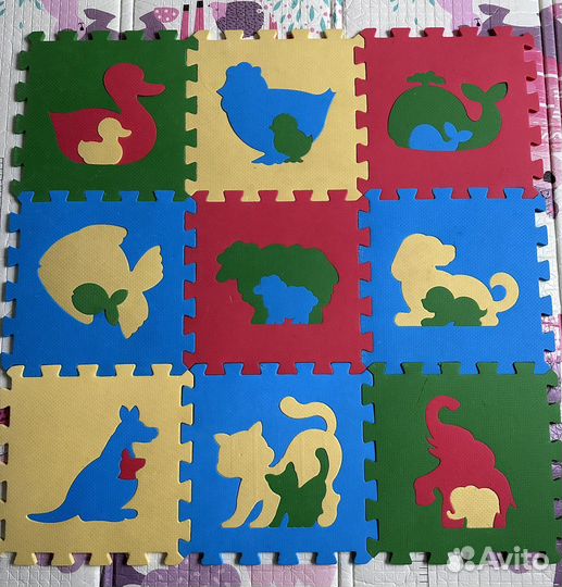 Детский коврик пазл