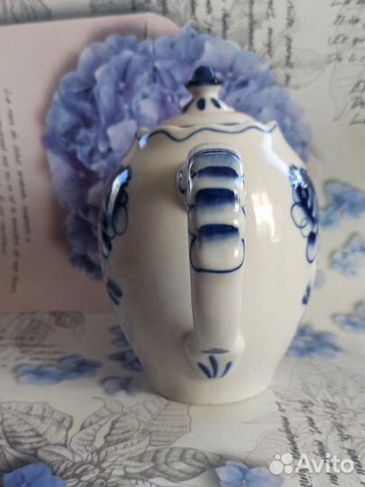 Чайник заварочный гжель