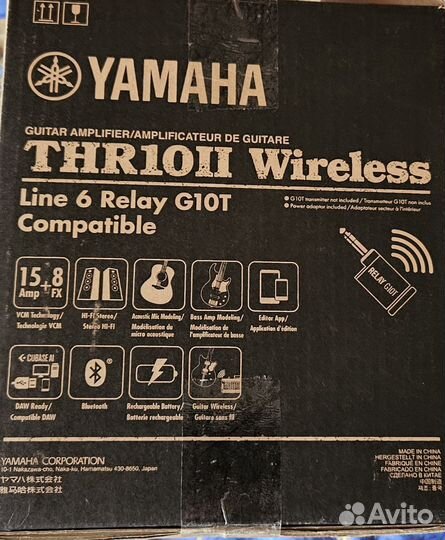 Гитарный комоусилитель yamaha THR10II Wireless