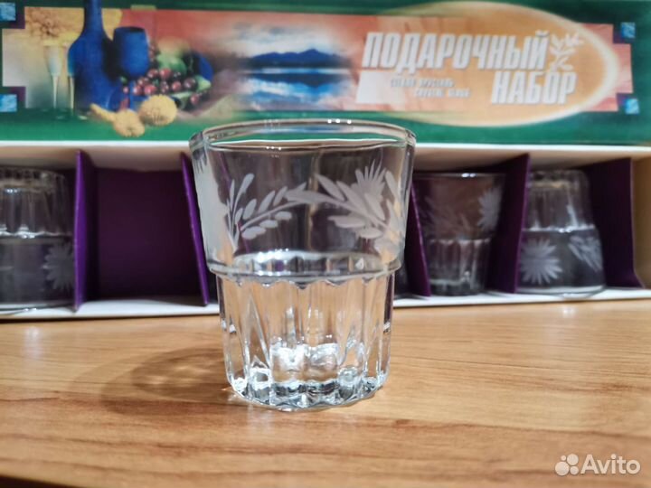 Стопки СССР, подарочный набор 6шт. Новые