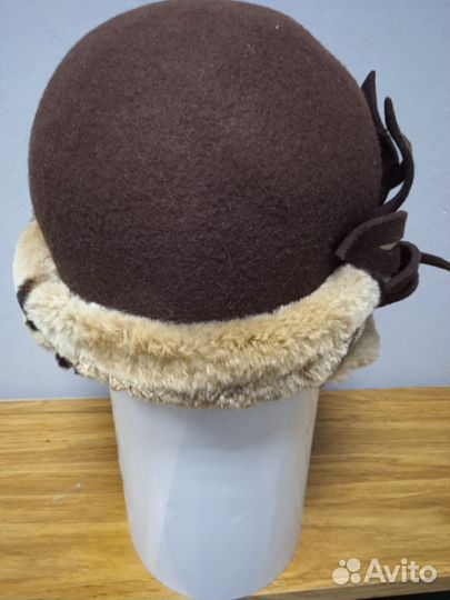 Шляпка женская фетровая