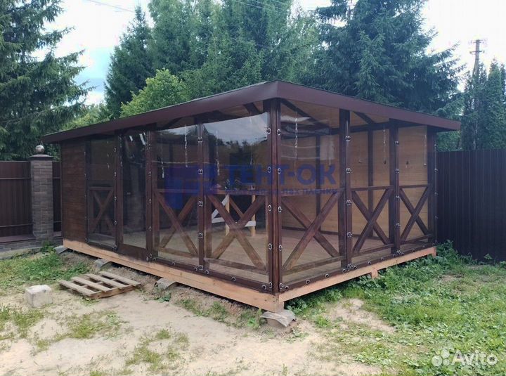 Мягкое стекло для беседок