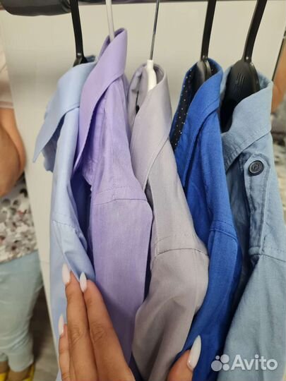 Рубашки школьные новые на мальчика р. 122-128