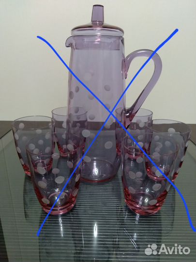 Кувшин с кружками СССР,на доставке