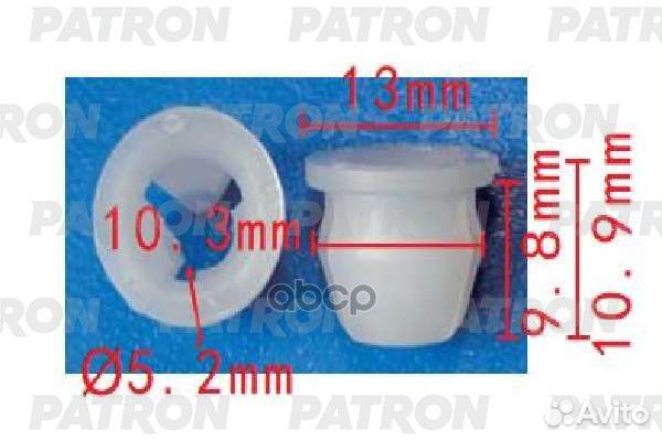 Клипса пластмассовая GM применяемость: втулка р