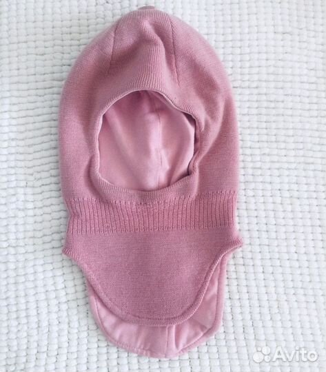 Шапки Janus балаклава шлем белая розовая шарф