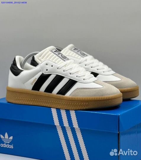 Кроссовки Adidas Samba White (Арт.62758)