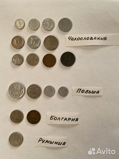 Иностранные монеты хх век