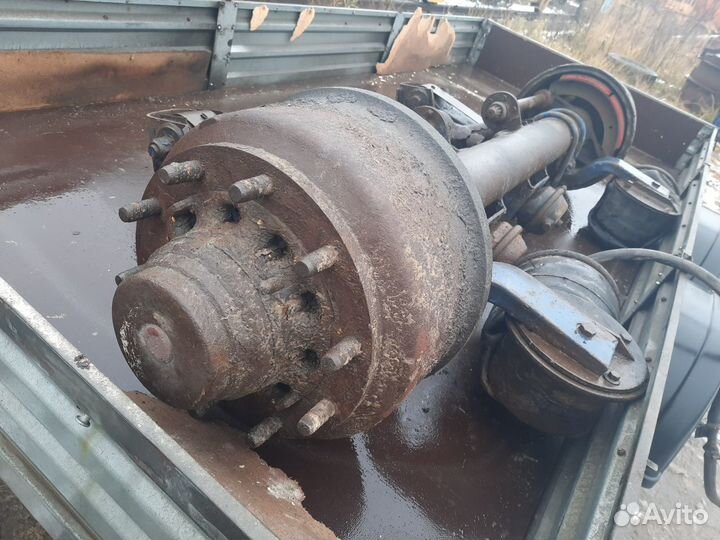 Оси саф SAF бпв BPW Мерседес для полуприцепа