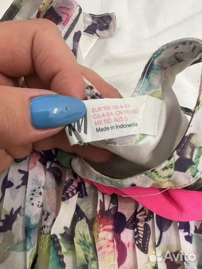 Платье на девочку 4-5 лет