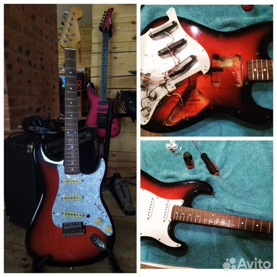 Мощно прокачаный stratocaster