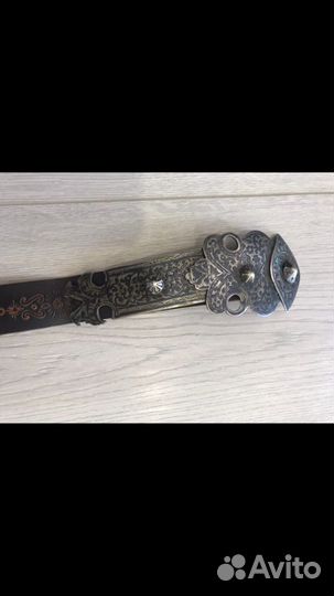 Мельхиор, ремень натуральная кожа оригинал 18-19 в