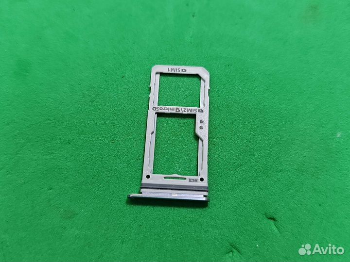 Лоток симкарты Samsung S8 фиолетовый